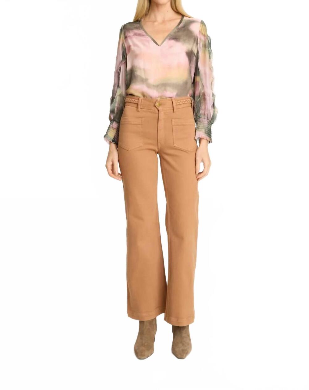 NEW CABALLERO sienna pant in biscuit